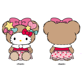 12 IN PLUSH LOVELY BEAR KT