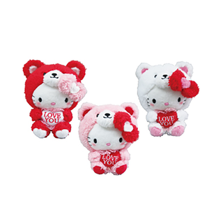 BEAN DOLL AST BEAR VALENTINE KT
