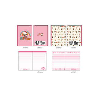 NOTEBOOK AST RETRO RAINBOW KT