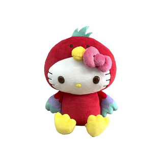 7 IN PLUSH PARROT TROPICAL ANIMAL