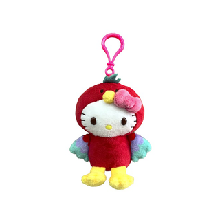 MASCOT CLIP-ON PARROT TROPICAL ANIMAL