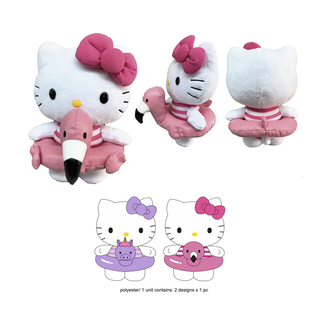 8 IN PLUSH AST SWIM RING