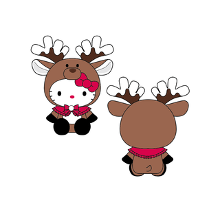 12 IN PLUSH REINDEER KT