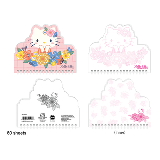 DIECUT SPIRAL NOTEBOOK FLOWER KT