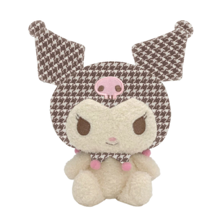 7 IN PLUSH KU HOUNDSTOOTH