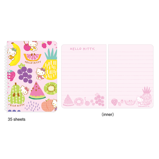 MINI SPIRAL NOTEBOOK FRUIT KT