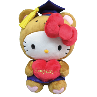 10 IN PLUSH BROWN BEAR GRADUATION KT