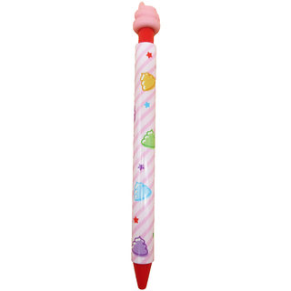 BALLPOINT PEN W/POOP ERASER FUNNY STATIONERY