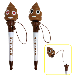 POOP BALLPOINT PEN FUNNY STATIONERY
