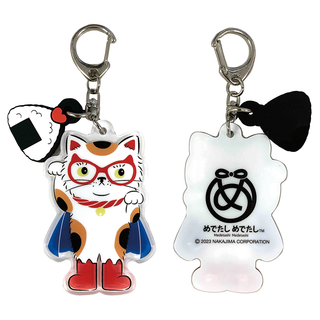 ACRYLIC KEY RING SUPER LUCKY CAT