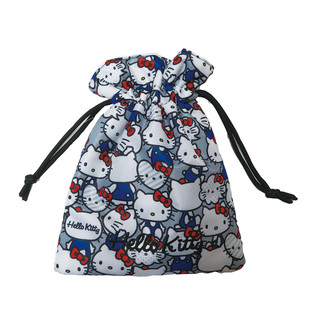 MINI DRAWSTRING BAG BLACK POSE KT