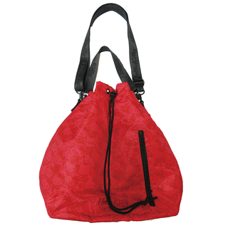 SHOULDER TOTE BAG RED POSE KT