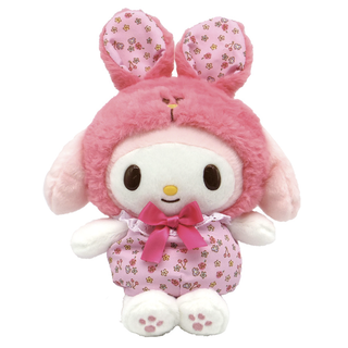 9 IN PLUSH FLOWER BUNNY MM