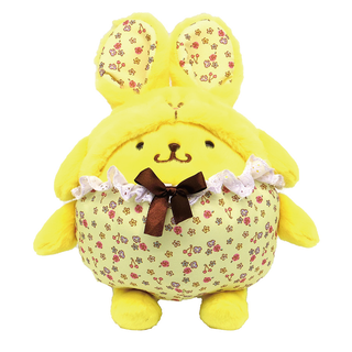 9 IN PLUSH FLOWER BUNNY PN