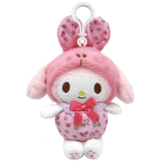 MASCOT CLIP ON FLOWER BUNNY MM