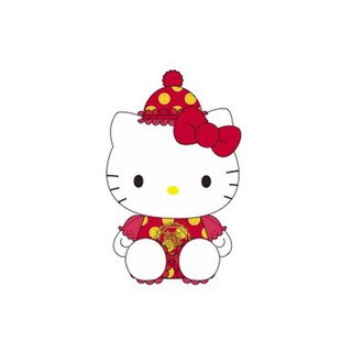 MASCOT PLUSH DRESS RED CNY KT