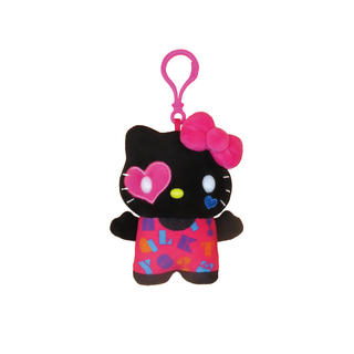 MASCOT CLIP ON BLACK AND PINK FLAT KT