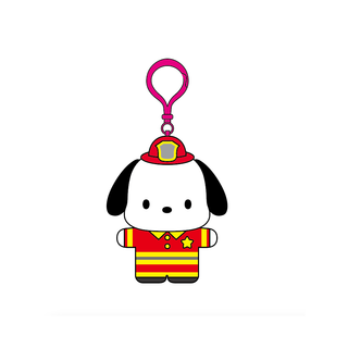 COLLECTIBLE MASCOT CLIP ON FIREFIGHTER PC