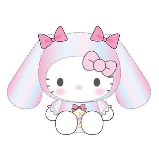 10 IN PLUSH RABBIT EASTER KT