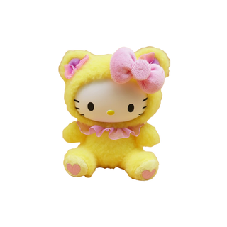 6 IN PLUSH SHERBET YELLOW BEAR PLUSHIE POPS KT