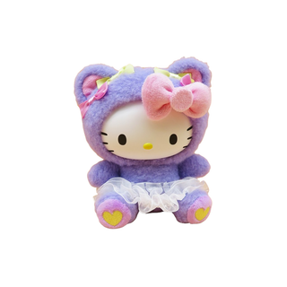 6 IN PLUSH PASTEL PURPLE BEAR PLUSHIE POPS KT