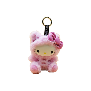 MASCOT W/CARABINER LOVELY PINK PLUSHIE POPS KT