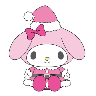 12 IN PLUSH MM PINK SANTA GIRLS MX