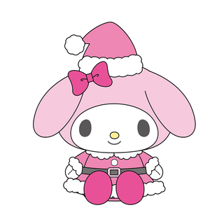 7 IN PLUSH MM PINK SANTA GIRLS MX
