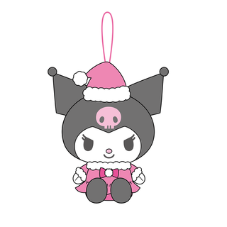 MASCOT ORNAMENT KU PINK SANTA GIRLS MX