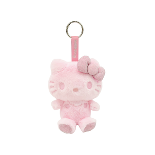MASCOT W/CARABINER PINK GLITTER RIBBON KT