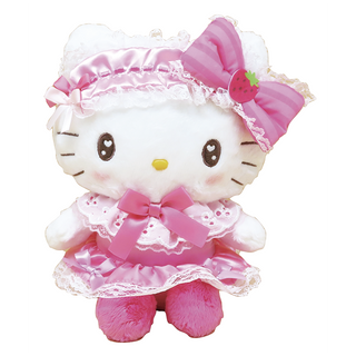 10 IN PLUSH KT STRAWBERRY MILK MX