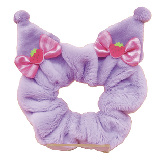 SCRUNCHIE W/EARS KU STRAEBERRY MILK MX