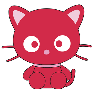 8 IN PLUSH CO PINK X RED MX