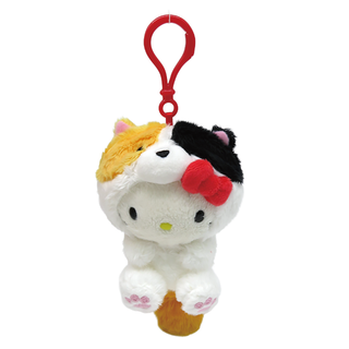 MASCOT CLIP ON CAT FLUFFY TAIL ANIMAL KT