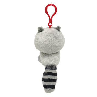 MASCOT CLIP ON RACCOON FLUFFY TAIL ANIMAL KT