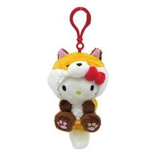 MASCOT CLIP ON FOX FLUFFY TAIL ANIMAL KT